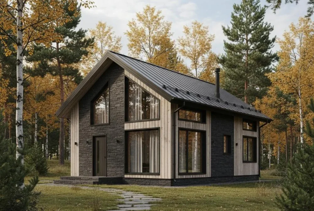 Проект Двухэтажный дом 9 на 11, 123 м2