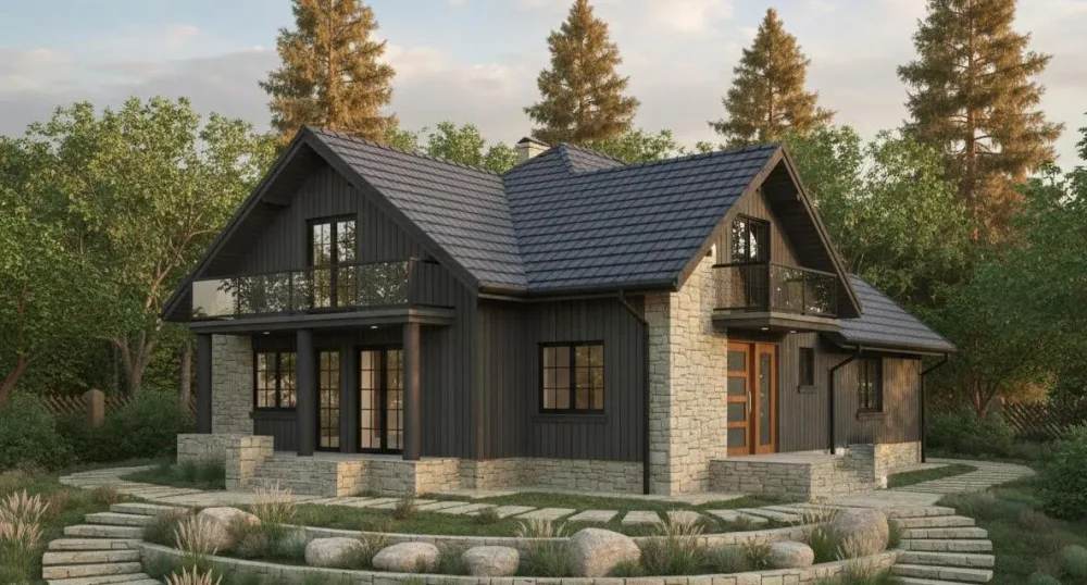 Проект Двухэтажный дом 12 на 15, 291 м2