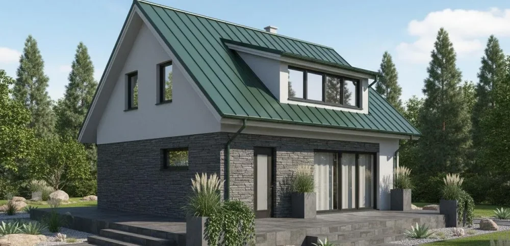 Проект Двухэтажный дом 8 на 11, 101 м2