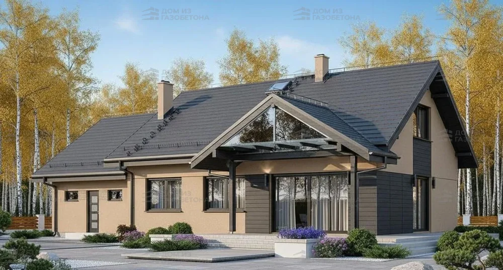 Проект Двухэтажный дом 19 на 10, 195 м2