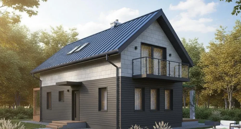 Проект Двухэтажный дом 3 на 19, 136 м2